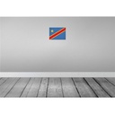 [LA-116052-2030] Blechschild 20x30 cm DR Kongo Congo Vintage Flagge Fahne Wappen Bild 2