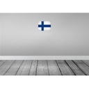 [LA-116069-H] Holzschild 20x30 cm Finnland Finland Vintage Flagge Fahne Wappen Bild 2