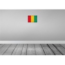 [LA-116084-H] Holzschild 20x30 cm Guinea Vintage Flagge Fahne Wappen Bild 2