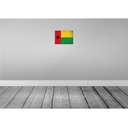 [LA-116085-2030] Blechschild 20x30 cm Guinea-Bissau Guinea Vintage Flagge Fahne Wappen Bild 2