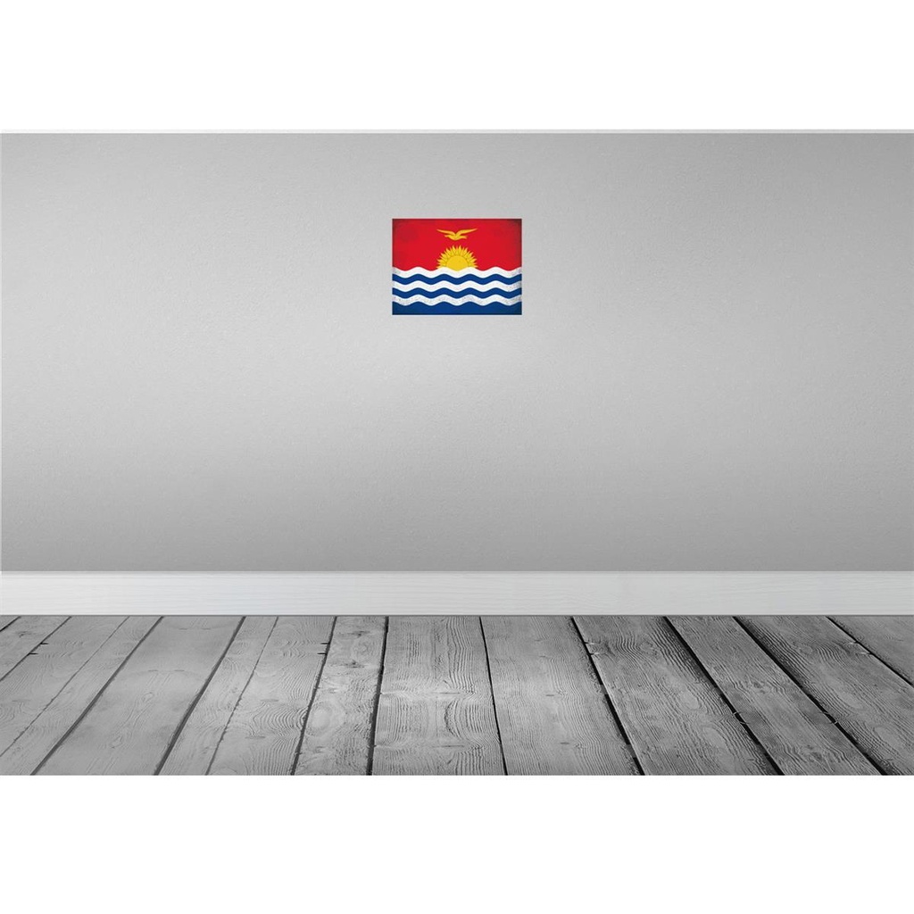 [LA-116106-2030] Blechschild 20x30 cm Kiribati Vintage Flagge Fahne Wappen Bild 2