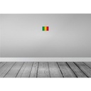 [LA-116125-1812] Blechschild 12x18 cm Mali Vintage Flagge Fahne Wappen Bild 2
