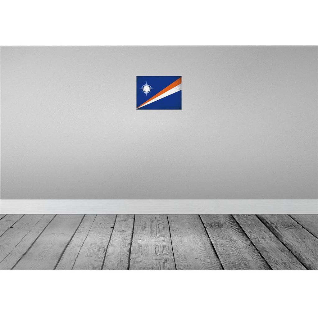 [LA-116127-2030] Blechschild 20x30 cm Marshallinseln Vintage Flagge Fahne Wappen Bild 2