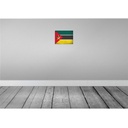 [LA-116137-2030] Blechschild 20x30 cm Mosambik Mozambique Vintage Flagge Fahne Wappen Bild 2