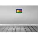 [LA-116143-2030] Blechschild 20x30 cm Neukaledonien Vintage Flagge Fahne Wappen Bild 2