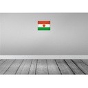 [LA-116146-H] Holzschild 20x30 cm Niger Vintage Flagge Fahne Wappen Bild 2