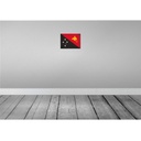 [LA-116158-H] Holzschild 20x30 cm Papua?Neuguinea Guinea Vintage Flagge Fahne Wappen Bild 2