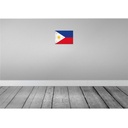 [LA-116161-H] Holzschild 20x30 cm Philippinen Philippines Vintage Flagge Fahne Wappen Bild 2