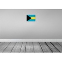 [LA-116201-2030] Blechschild 20x30 cm Bahama Bahamas Vintage Flagge Fahne Wappen Bild 2