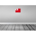 [LA-116205-H] Holzschild 20x30 cm Tonga Vintage Flagge Fahne Wappen Bild 2
