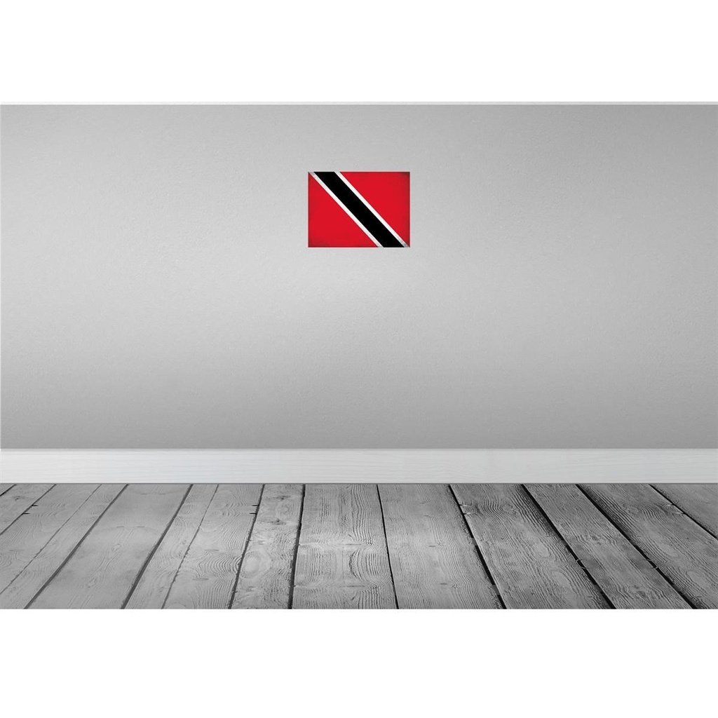 [LA-116206-2030] Blechschild 20x30 cm Trinidad und Tobago Vintage Flagge Fahne Wappen Bild 2