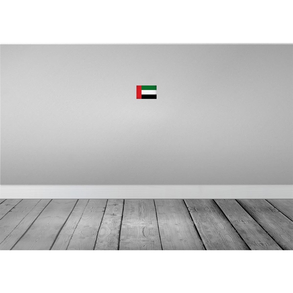 [LA-116213-1812] Blechschild 12x18 cm Arabische Emirate Vintage Flagge Fahne Wappen Bild 2