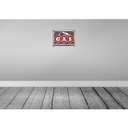 [LA-118683-H] Holzschild 30x40 cm Gas Auto next service 100 Benzin Warnschild Hinweisschild Bild 2