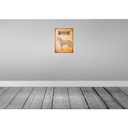 [LA-118684-H] Holzschild 40x30 cm Horse cuts Organic Metzgerei Hofladen Marktstand Laden Bild 2