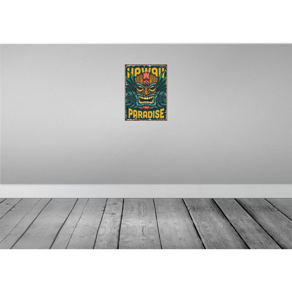 [LA-118689] Blechschild 40x30 cm Hawaii Paradise Alkohol Essen Trinken Bar Club Bild 2