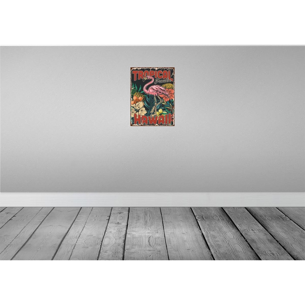 [LA-118705] Blechschild 40x30 cm Hawaii Tropical Paradise Alkohol Abenteuer Reisen Bild 2