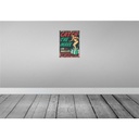 [LA-118707] Blechschild 40x30 cm Surfing Girl Los Angeles Sommer Amerika USA Bild 2