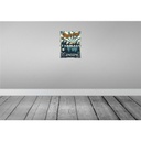 [LA-118731-H] Holzschild 40x30 cm Adventure awaits Ganoeing Sport Bild 2