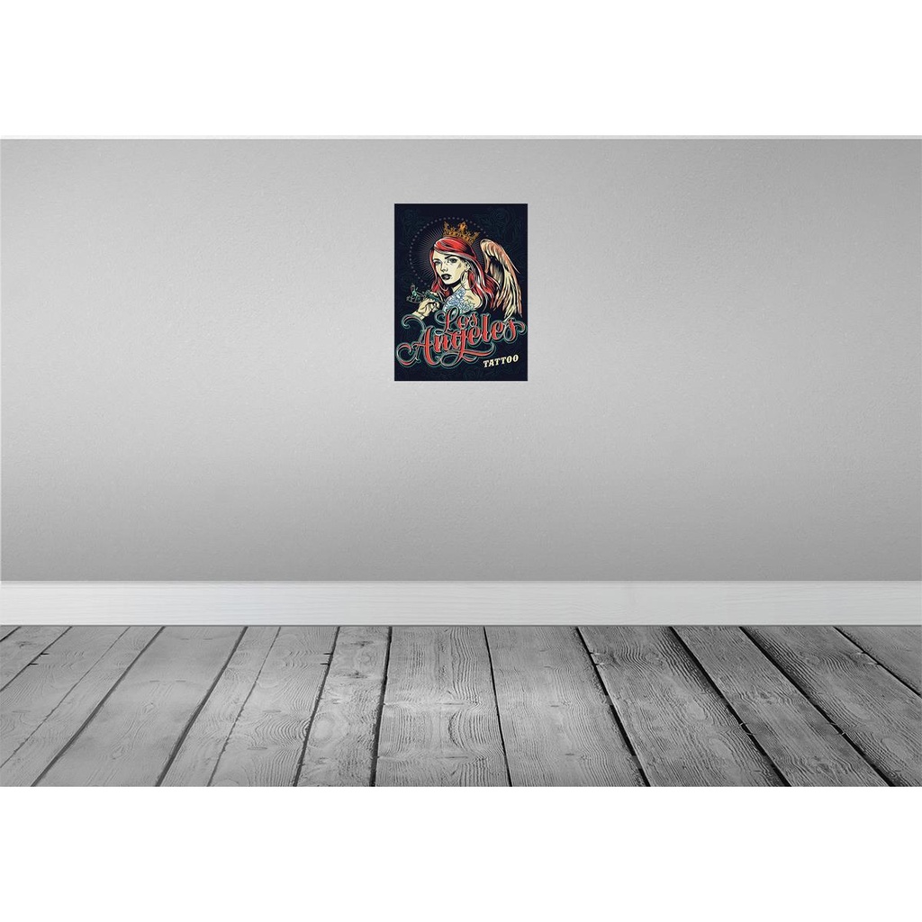 [LA-118762] Blechschild 40x30 cm Tattoo Los Angeles Amerika USA Bild 2