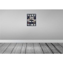 [LA-118770] Blechschild 40x30 cm time long beach Dekoration Bild 2