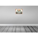 [LA-118793-H] Holzschild 30x40 cm Camping Zone Outdoor Bild 2