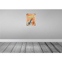 [LA-118817] Blechschild 40x30 cm Pizza best in town 1$ Italian Essen Trinken Bild 2