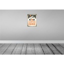 [LA-118828-H] Holzschild 40x30 cm Camping Zone Outdoor Bild 2