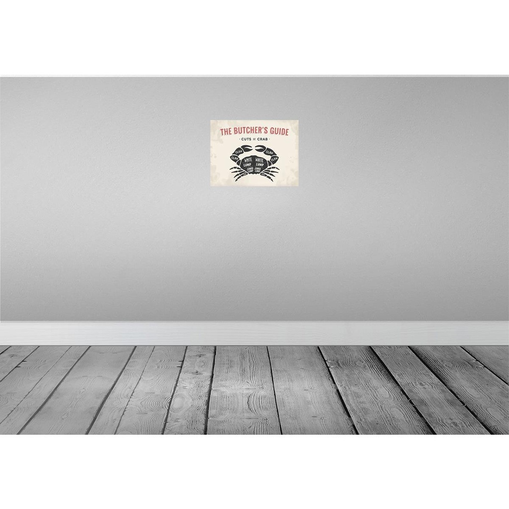 [LA-118834] Blechschild 30x40 cm of crub Fisch Dekoration Bild 2