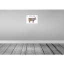 [LA-118838] Blechschild 30x40 cm Cut of meat beef diagram Metzgerei Hofladen Marktstand Laden Bild 2