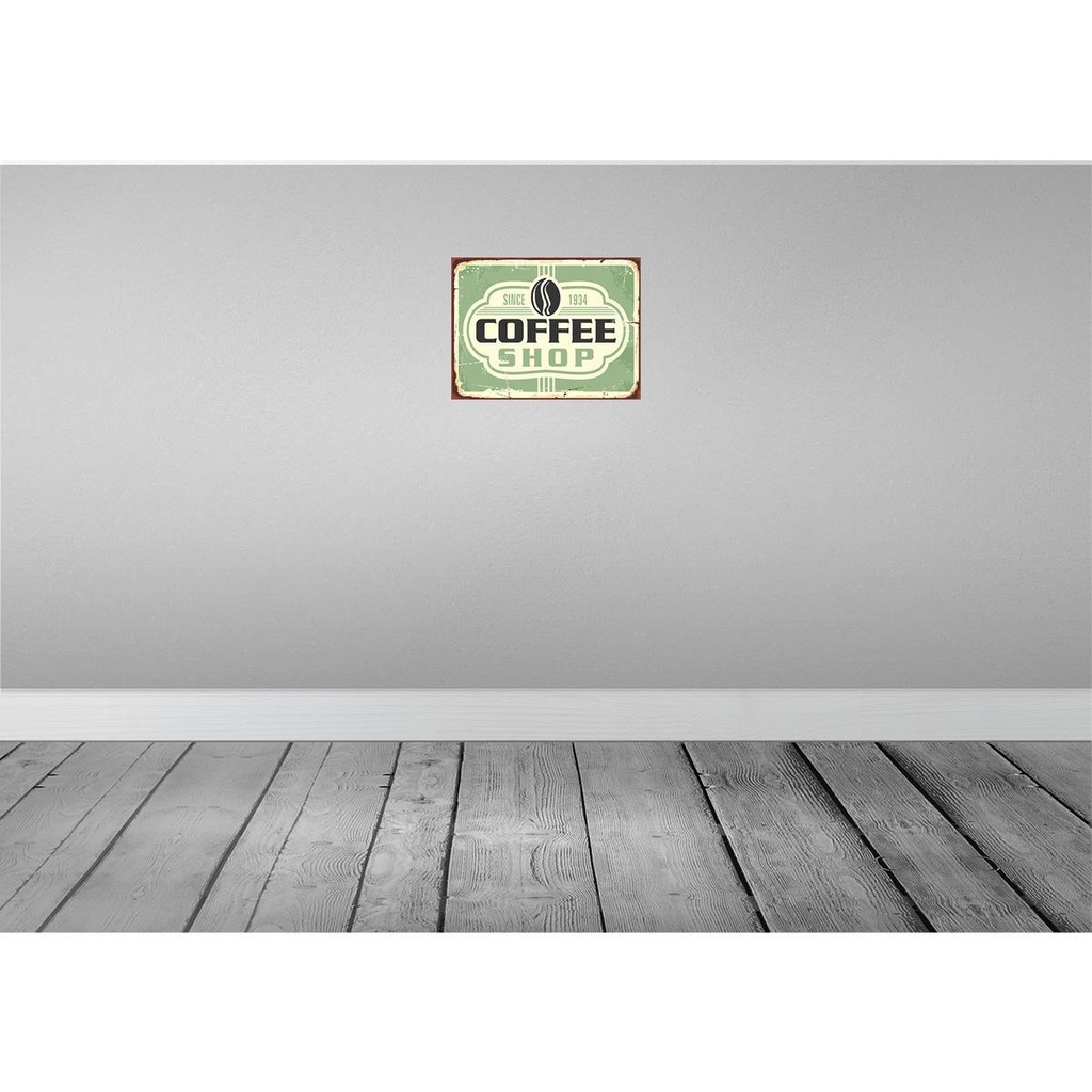 [LA-118878] Blechschild 30x40 cm Kaffee Coffee Shop since 1934 Essen Trinken Bild 2