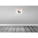 [LA-118892-H] Holzschild 30x40 cm cuts of Elk Metzgerei Dekoration Bild 2