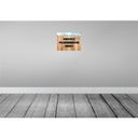 [LA-118894] Blechschild 30x40 cm Vorsicht pflichtbewusster Hund Tier Haustier Bild 2