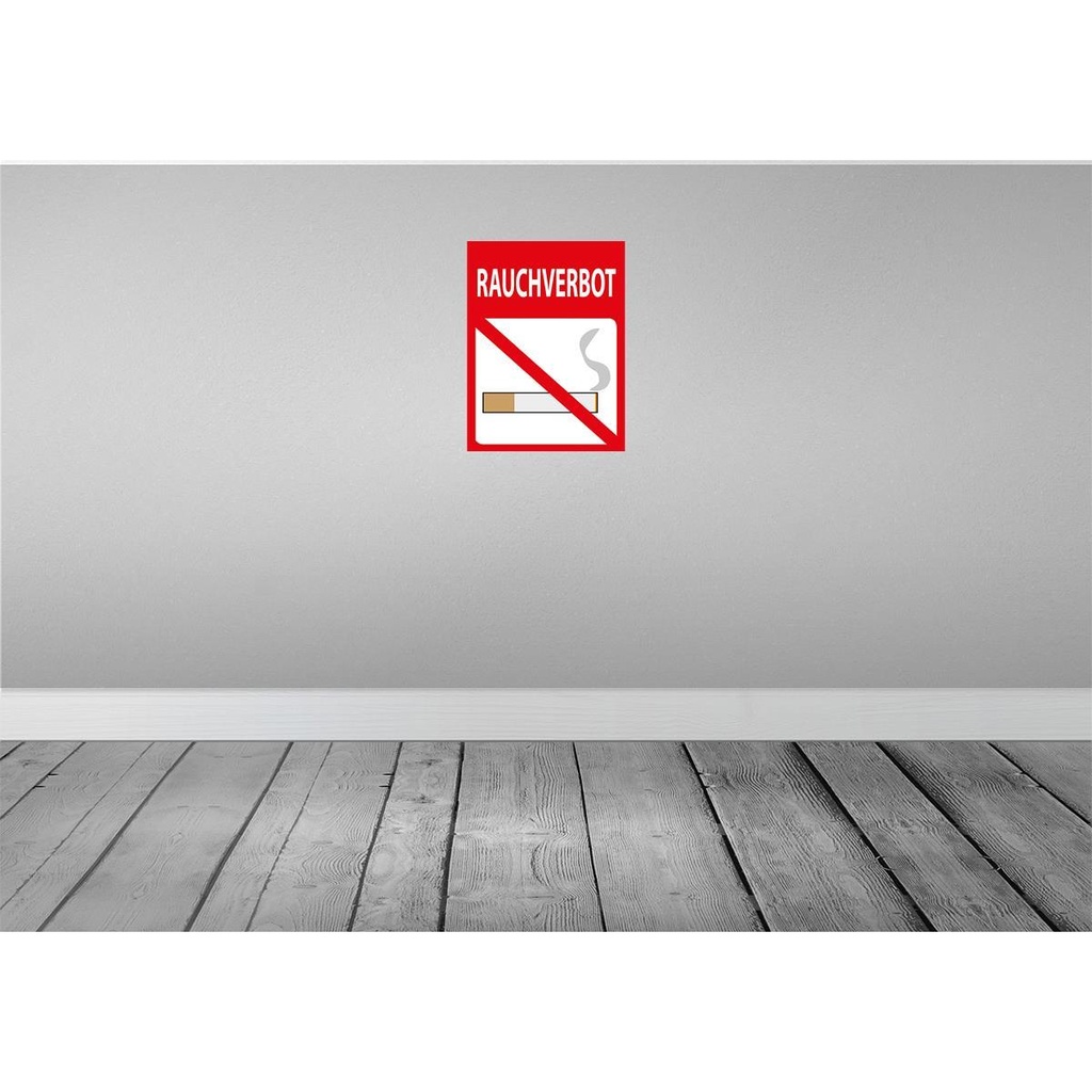 [LA-118907] Blechschild 40x30 cm Rauchverbot Dekoration Bild 2