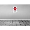 [LA-118918-H] Holzschild 40x30 cm Stop Müll und Unrat verboten Warnschild Hinweisschild Bild 2