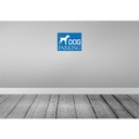 [LA-118933] Blechschild 30x40 cm Dog Parking Tier Haustier Hund Bild 2
