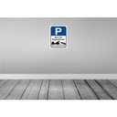 [LA-118948-H] Holzschild 40x30 cm Parkplatz nur Eigentümer Parkplatzschild Bild 2
