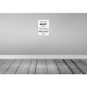 [LA-119007-H] Holzschild 40x30 cm Mut ist Kraft aus Träumen Spruch Zitat Bild 2