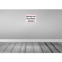 [LA-119068-H] Holzschild 30x40 cm Betreten Rasenfläche verboten Warnschild Hinweisschild Bild 2