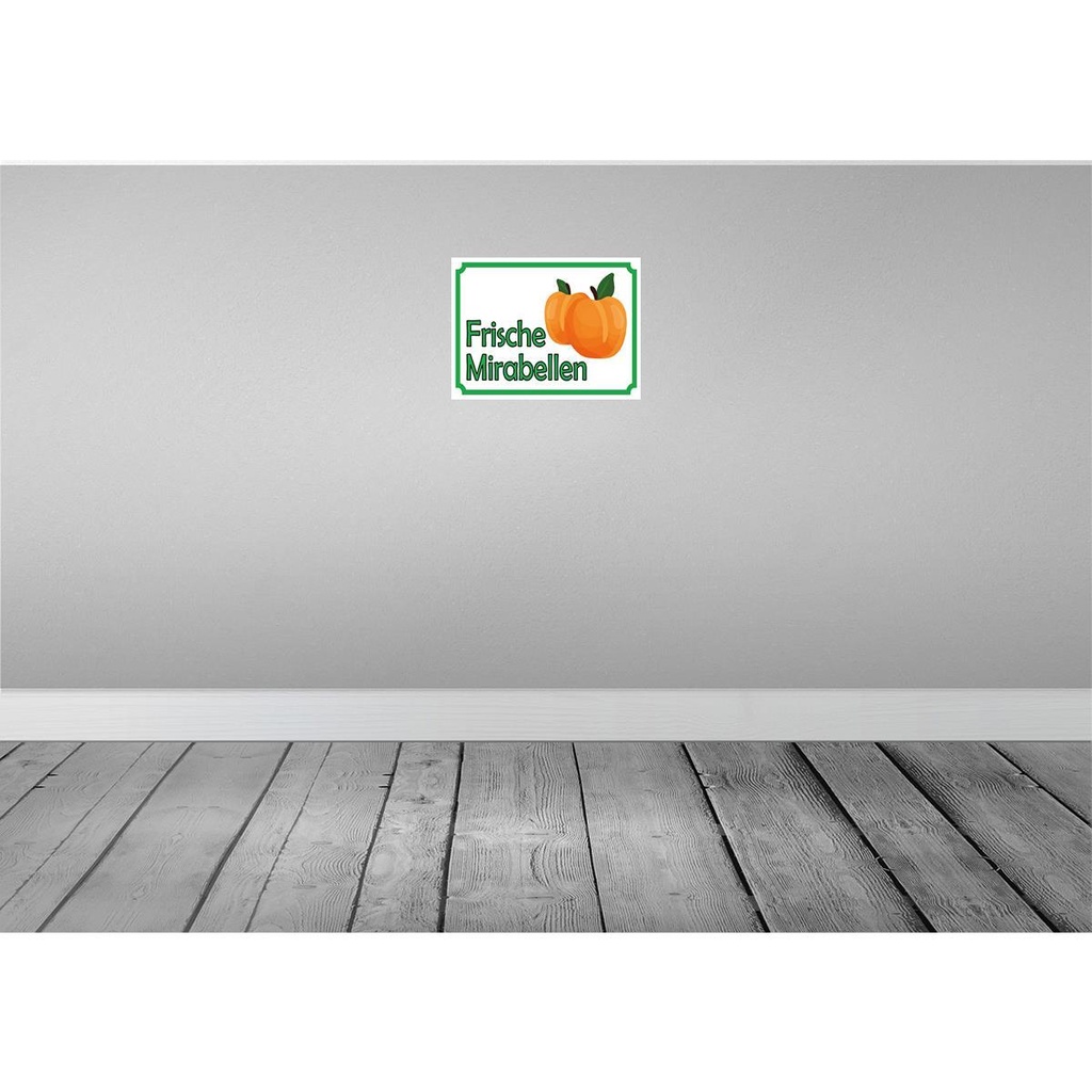 [LA-119085] Blechschild 30x40 cm frische Mirabellen Hofladen Marktstand Laden Obst Gemüse Bild 2