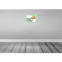 [LA-119093] Blechschild 30x40 cm frische Waffeln Verkauf England Bild 2