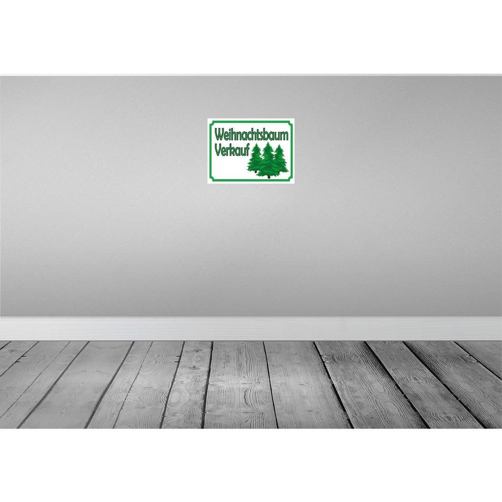 [LA-119097-H] Holzschild 30x40 cm Weihnachtsbaum Verkauf Weihnachten Bild 2