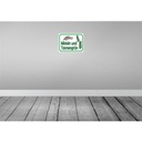 [LA-119104-H] Holzschild 30x40 cm Misteln Tannengrün Verkauf Dekoration Bild 2