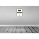 [LA-119127] Blechschild 40x30 cm here i sit broken hearted came Dekoration Bild 2