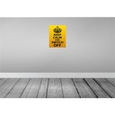 [LA-119147-H] Holzschild 40x30 cm Keep Calm and switch off Bild 2