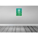 [LA-119152] Blechschild 40x30 cm Keep Calm and camp on Camping Yoga Bild 2