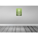 [LA-119156-H] Holzschild 40x30 cm Keep Calm and think on Bild 2