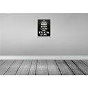 [LA-119157] Blechschild 40x30 cm Keep Calm and fuck you Yoga Bild 2