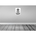 [LA-119158-H] Holzschild 40x30 cm Keep Calm and fuck off Bild 2