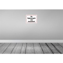 [LA-119240-H] Holzschild 30x40 cm Hygieneregeln sind einzuhalten Warnschild Hinweisschild Bild 2