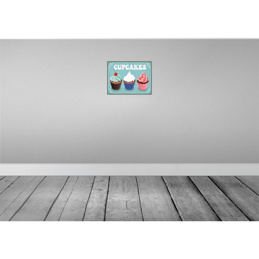 [LA-119282-H] Holzschild 30x40 cm Cupcakes Geschenk Bild 2